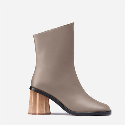 Pleated Heel Boot